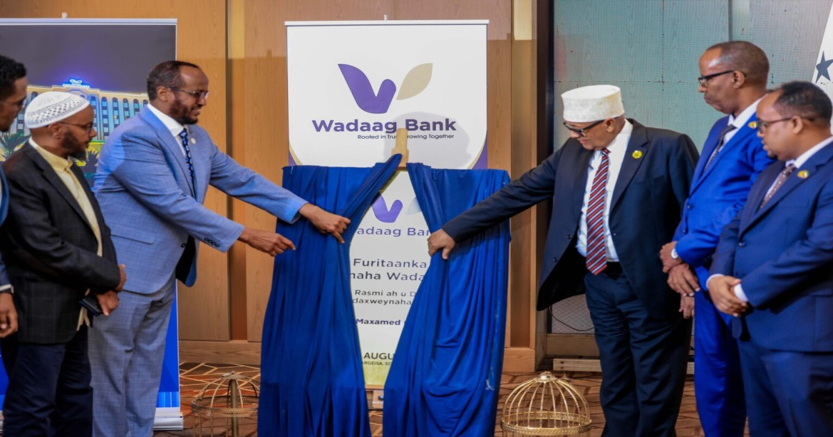 Somaliland president inaugurates Wadaag Bank in Hargeisa